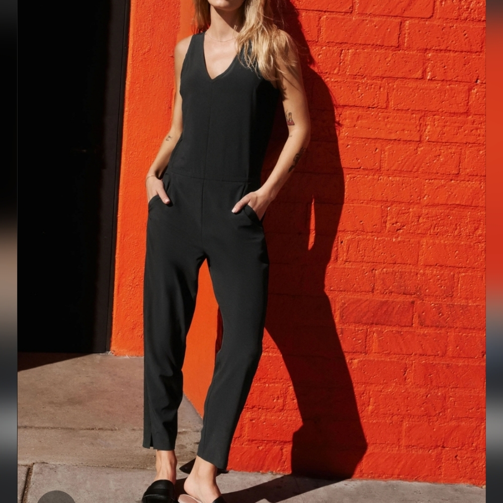 Athleta Classic Black Brooklyn Jumpsuit